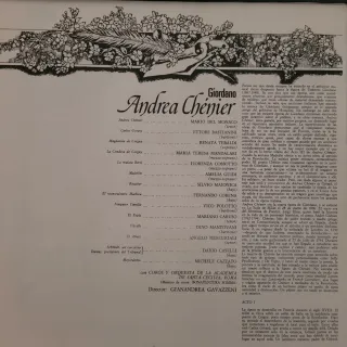 Lote Vinilos Ópera Giuseppe Verdi, Giordano, Rossi