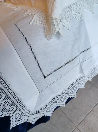 Lenzuolo e federe Bellora misto lino