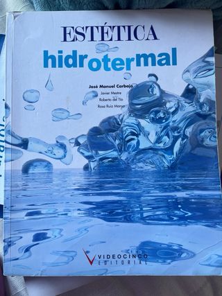 Libros de 1 y 2 grado superior de estetica