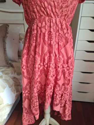 Vestido asimétrico caldera