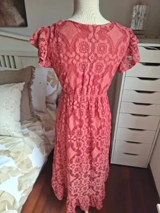 Vestido asimétrico caldera