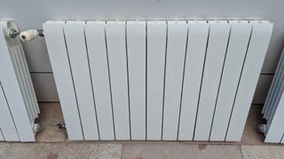 Lote 8 radiadores de aluminio + válvulas