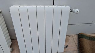 Lote 8 radiadores de aluminio + válvulas