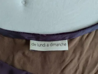 Top Terciopelo Morado con Volantes