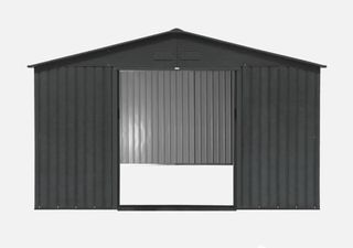 Caseta Jardín Metálica Gris NUEVA