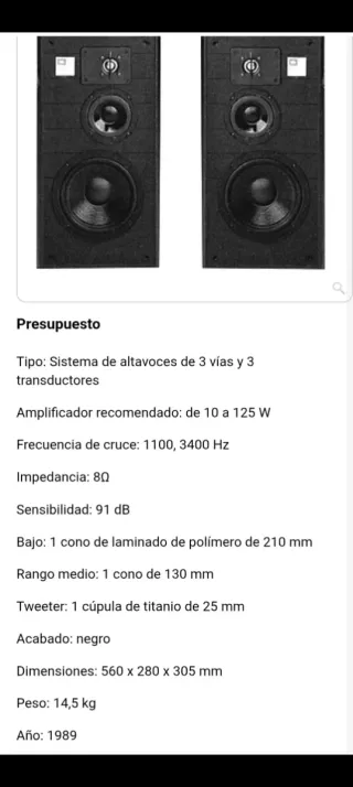 Altavoces JBL Made in USA