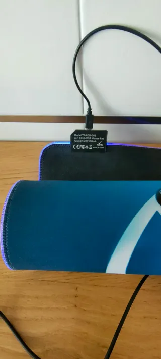 Alfombrilla gaming RGB 1,20x0,50x0,04