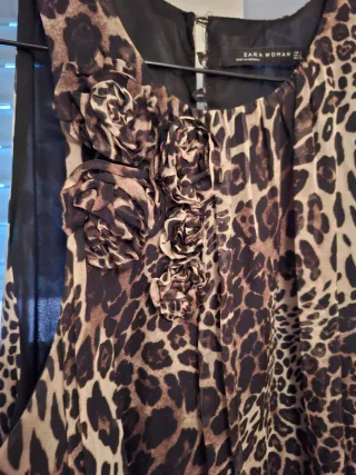 Abito Zara animalier taglia L