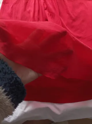 Vestido rojo con lentejuelas