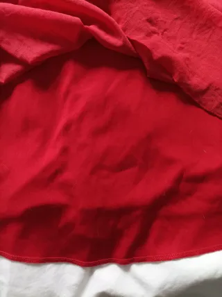 Vestido rojo con lentejuelas