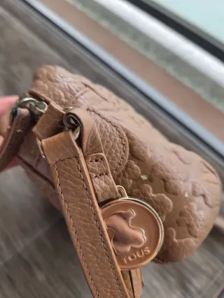 Bolso Tous Marrón Piel Texturizada