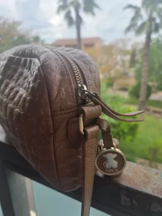 Bolso Tous Marrón Piel Texturizada