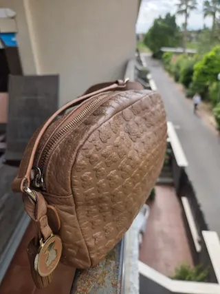 Bolso Tous Marrón Piel Texturizada