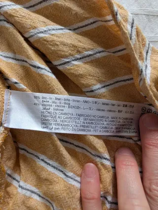 Vestido Verano Rayas Cut-out