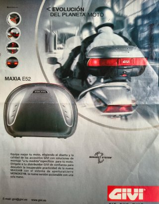 Baúl Givi Boxer R-52 Litros