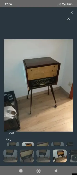 Radio Tocadiscos Marconi Mueble Retro