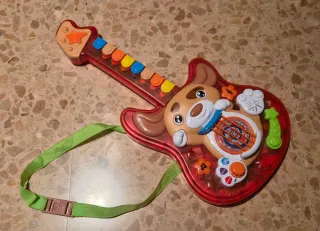 Guitarra musical infantil con correa