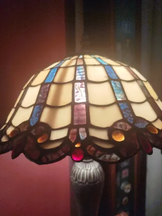 Lámpara Tiffany Cristal y Metal