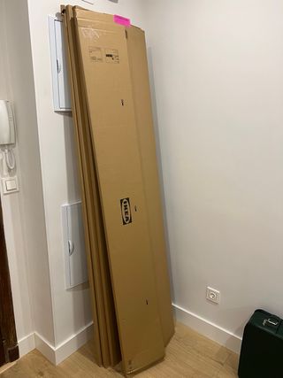 Puerta armario IKEA GRIMO verde grisáceo 50x195