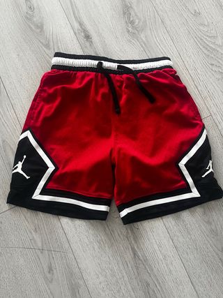 Pantalones Cortos Jordan Rojos Talla S 12 años