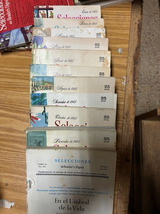 Revistas Selecciones Reader’s Digest años 63-64-65