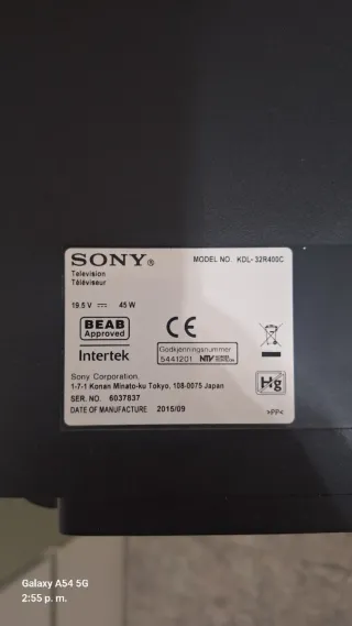 TV Sony Bravia 32 pulgadas en perfecto estado
