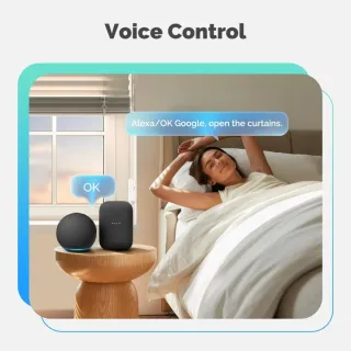 Control Cortinas Enrollables Blanco