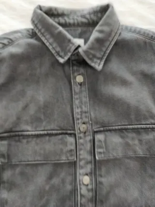 Sobrecamisa vaquera gris
