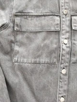 Sobrecamisa vaquera gris