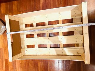 CAJA DE MADERA DE FRUTAS PARA MANUALIDADES