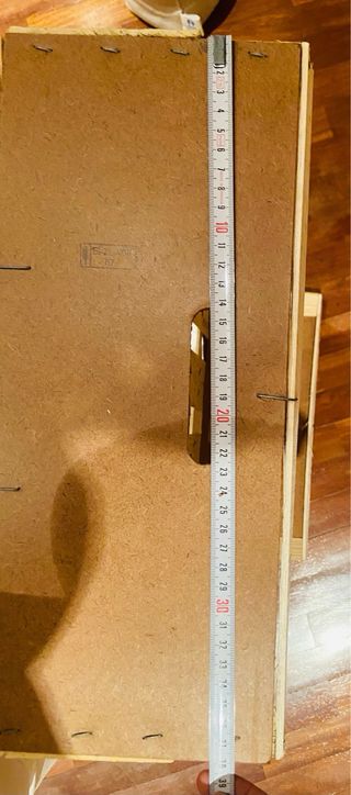 CAJA DE MADERA DE FRUTAS PARA MANUALIDADES