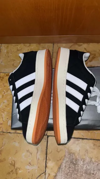 Zapatillas Adidas Campus Negras Blancas