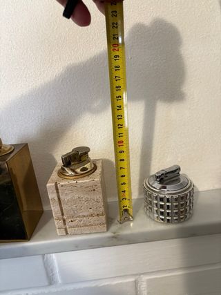 Collezione 5 accendini da tavolo vintage