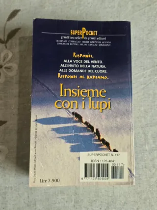 Insieme con i lupi di Nicholas Evans, Libro