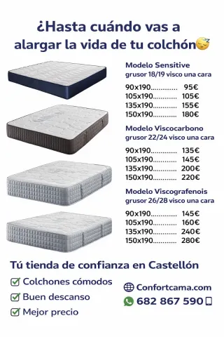 Canapé Abatible Confortcama Beige/Madera