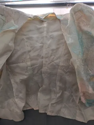 Chaqueta de encaje multicolor