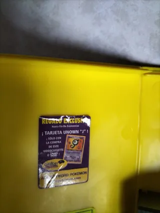 Cinta VHS Pokémon 3 El Hechizo de los Unown