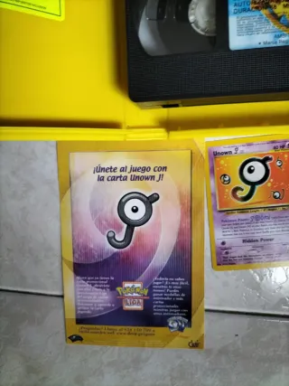 Cinta VHS Pokémon 3 El Hechizo de los Unown