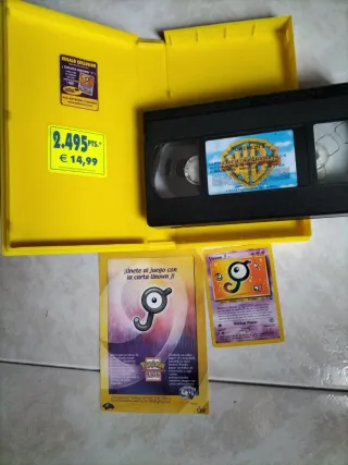 Cinta VHS Pokémon 3 El Hechizo de los Unown