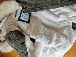 Abrigo bebé 6-9 meses con orejitas