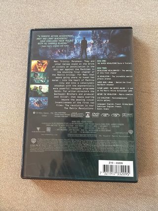 DVD Matrix Revolutions Doble Disco