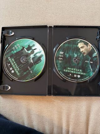 DVD Matrix Revolutions Doble Disco