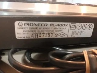Giradischi Pioneer PL-400X, fatto in Giappone