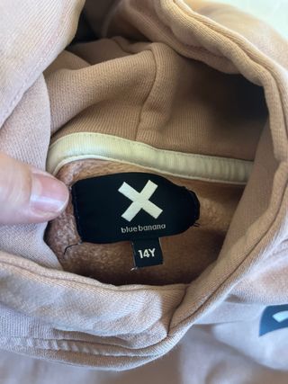 Sudadera Blue Banana rosa talla 14 (talla como 12)