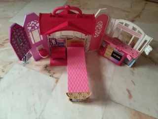 Casa Barbie Rosa Portatile
