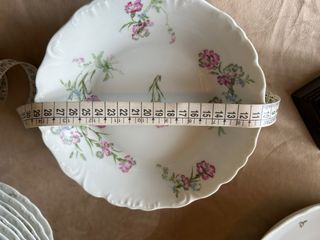 Vajilla Limoges Claveles Porcelana