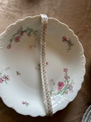 Vajilla Limoges Claveles Porcelana