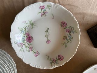 Vajilla Limoges Claveles Porcelana