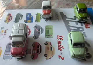 4 Coches Seat 600 Colección Salvat 1/43