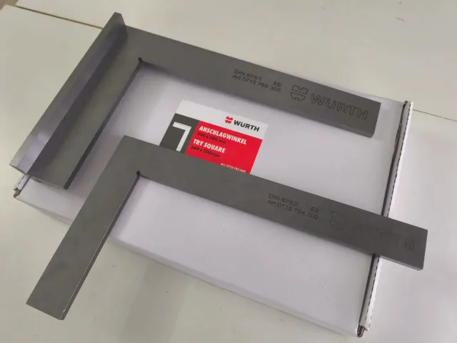 Juego 2 escuadras Wurth DIN 875